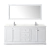 Custom image for White with Polished Chrome Trim / Giotto Quartz / 70