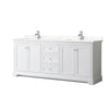 Custom image for White with Polished Chrome Trim / Giotto Quartz / No Mirror