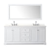 Custom image for White with Polished Chrome Trim / White Quartz / 70
