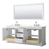 Custom image for White with Polished Chrome Trim / White Quartz / 70