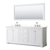 Custom image for White with Polished Chrome Trim / White Quartz / 70