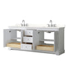 Custom image for White with Polished Chrome Trim / White Quartz / No Mirror
