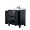 Custom image for Dark Blue with Matte Black Trim / Giotto Quartz / No Mirror