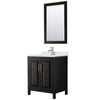 Custom image for Dark Espresso with Polished Chrome Trim / Giotto Quartz / 24