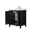 Custom image for Dark Espresso with Polished Chrome Trim / Giotto Quartz / No Mirror
