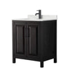 Custom image for Dark Espresso with Matte Black Trim / Giotto Quartz / No Mirror