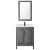 Custom image for Dark Gray with Matte Black Trim / Giotto Quartz / 24