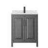 Custom image for Dark Gray with Matte Black Trim / Giotto Quartz / No Mirror