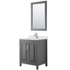 Custom image for Dark Gray with Polished Chrome Trim / Giotto Quartz / 24