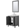 Custom image for Dark Gray with Polished Chrome Trim / Giotto Quartz / 24