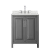 Custom image for Dark Gray with Polished Chrome Trim / Giotto Quartz / No Mirror