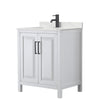 Custom image for White with Matte Black Trim / Giotto Quartz / No Mirror