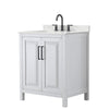 Custom image for White with Matte Black Trim / Giotto Quartz / No Mirror
