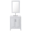 Custom image for White with Polished Chrome Trim / White Quartz / 24