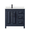 Custom image for Dark Blue with Matte Black Trim / Giotto Quartz / No Mirror