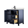 Custom image for Dark Blue with Matte Black Trim / Giotto Quartz / No Mirror