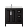 Custom image for Dark Espresso with Polished Chrome Trim / Giotto Quartz / No Mirror