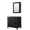 Custom image for Dark Espresso with Matte Black Trim / Medicine Cabinet
