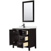 Custom image for Dark Espresso with Matte Black Trim / Giotto Quartz / 24