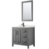 Custom image for Dark Gray with Matte Black Trim / Giotto Quartz / 24
