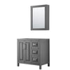 Custom image for Dark Gray with Polished Chrome Trim / Medicine Cabinet