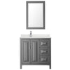 Custom image for Dark Gray with Polished Chrome Trim / Giotto Quartz / 24