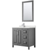 Custom image for Dark Gray with Polished Chrome Trim / Giotto Quartz / 24