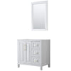 Custom image for White with Brushed Gold Trim / 24