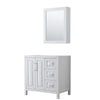 Custom image for White with Polished Chrome Trim / Medicine Cabinet