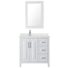 Custom image for White with Polished Chrome Trim / Giotto Quartz / 24