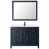 Custom image for Dark Blue with Matte Black Trim / White Quartz / 46