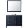 Custom image for Dark Blue with Matte Black Trim / White Quartz / 46