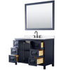 Custom image for Dark Blue with Matte Black Trim / White Quartz / 46