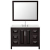 Custom image for Dark Espresso with Polished Chrome Trim / Giotto Quartz / 46