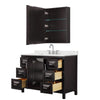 Custom image for Dark Espresso with Polished Chrome Trim / Giotto Quartz / Medicine Cabinet