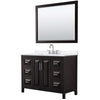 Custom image for Dark Espresso with Polished Chrome Trim / White Quartz / 46