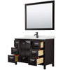 Custom image for Dark Espresso with Matte Black Trim / Giotto Quartz / 46