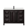 Custom image for Dark Espresso with Matte Black Trim / Giotto Quartz / No Mirror