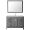 Custom image for Dark Gray with Polished Chrome Trim / Giotto Quartz / 46