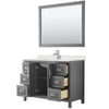 Custom image for Dark Gray with Polished Chrome Trim / Giotto Quartz / 46