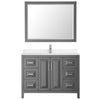 Custom image for Dark Gray with Polished Chrome Trim / White Quartz / 46