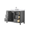 Custom image for Dark Gray with Polished Chrome Trim / White Quartz / No Mirror