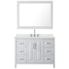Custom image for White with Polished Chrome Trim / Giotto Quartz / 46