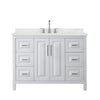 Custom image for White with Polished Chrome Trim / Giotto Quartz / No Mirror