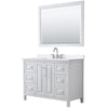 Custom image for White with Polished Chrome Trim / White Quartz / 46