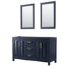 Custom image for Dark Blue with Brushed Gold Trim / 24