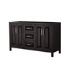 Custom image for Dark Espresso with Polished Chrome Trim / No Mirror