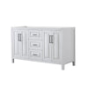 Custom image for White with Matte Black Trim / No Mirror
