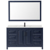 Custom image for Dark Blue with Matte Black Trim / Giotto Quartz / 58