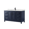Custom image for Dark Blue with Matte Black Trim / Giotto Quartz / No Mirror